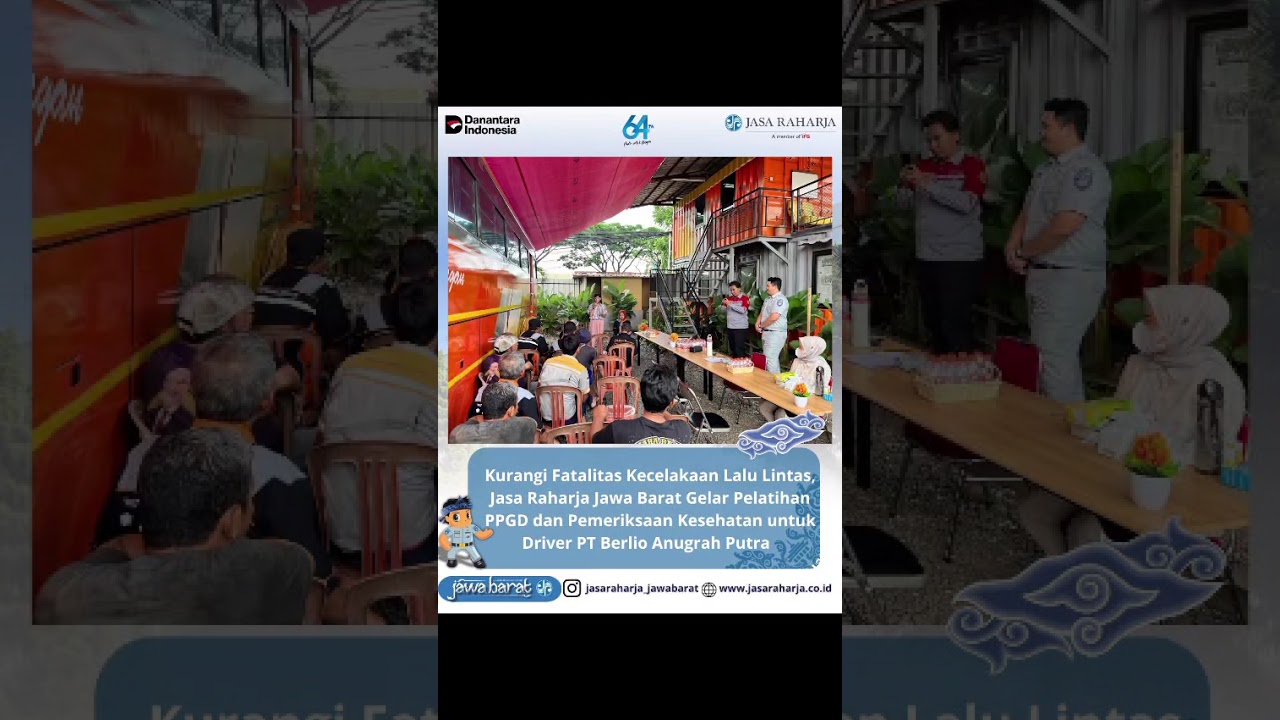 Jasa Raharja Jawa Barat Gelar Pelatihan PPGD dan Pemeriksaan Kesehatan untuk PT Berlio Anugrah Putra