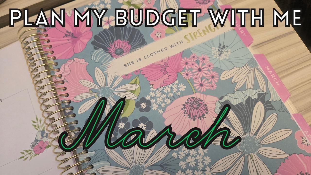 Plan my Budget with Me for March! | Birthday Month | Mini Cash Stuffing