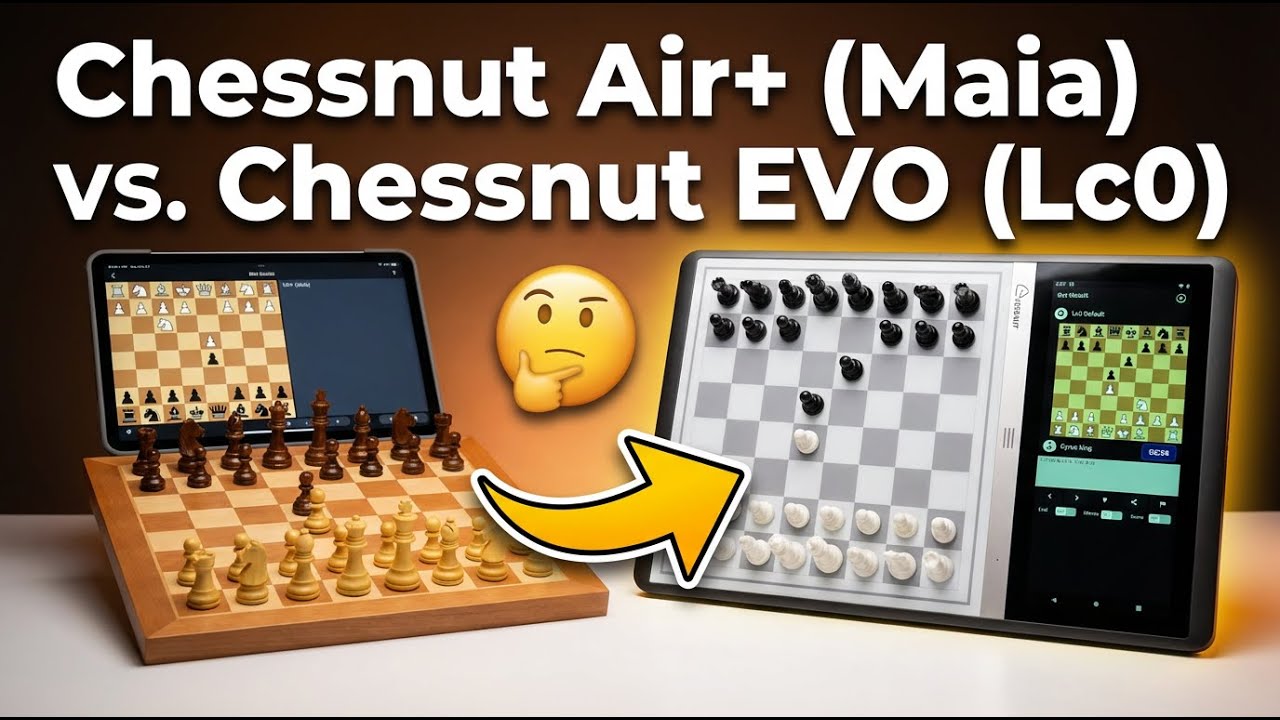 Chessnut Air+ против Chessnut Evo: Maia против LC0 👑 Gadgetify