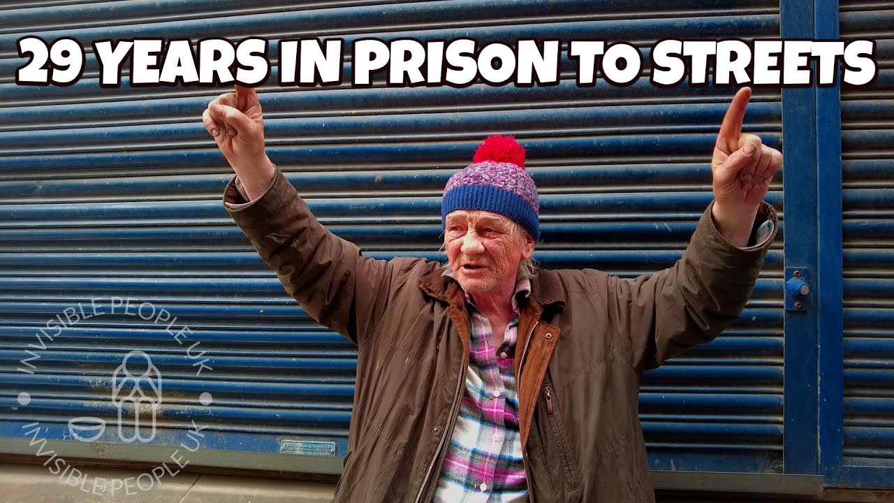 Anthony from Bradford spent 29 years in prison. Now he's living homeless. Invisible People