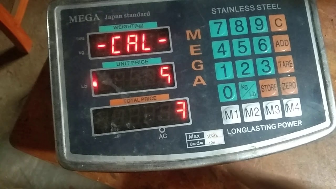 how to megha 150 kg digital scale calibration মেগা স্কেল 01710544800