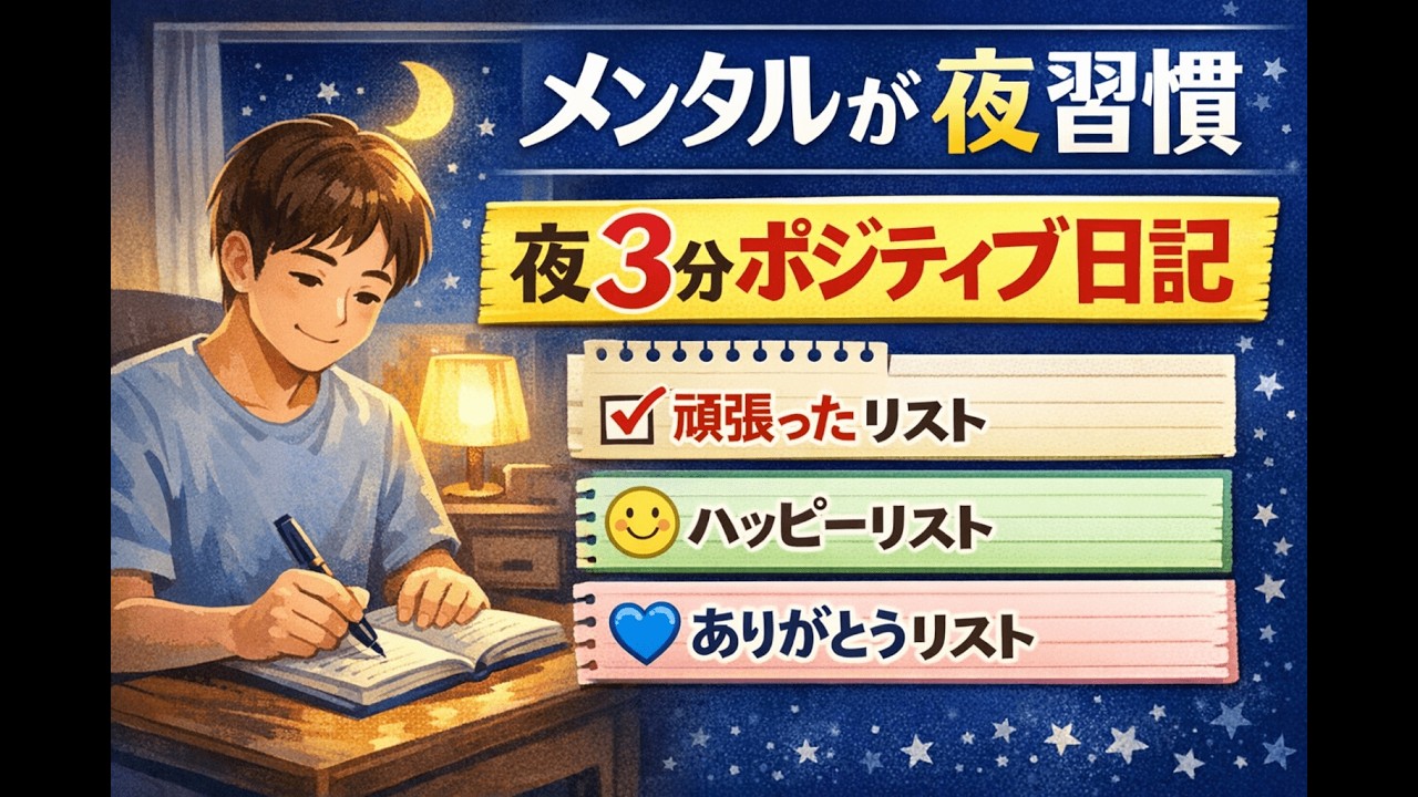 作業療法士が実践｜自己肯定感を高める夜の日記習慣