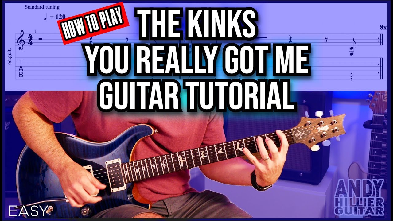 Урок игры на гитаре You Really Got Me – The Kinks (урок аккордов и ритма)