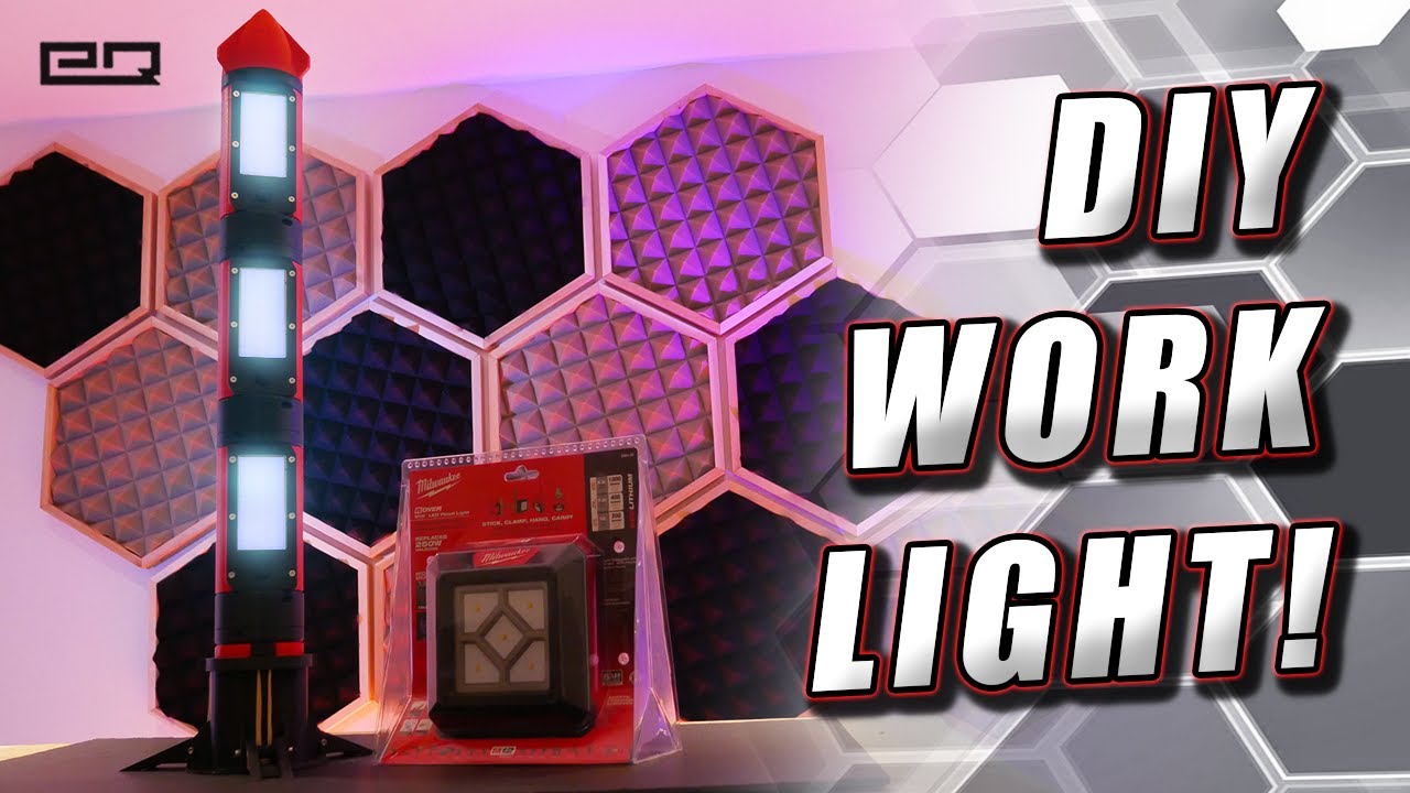 Building A Magnetic Modular LED Work Light! Powered by Milwaukee M12 Battery! Plus Bonus Flashlight!