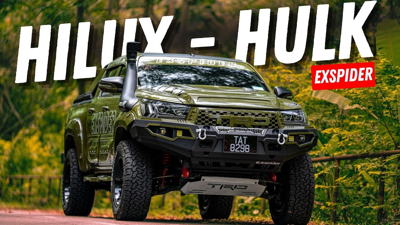 Toyota Hilux HULK Modified Truck! Bumper PADU