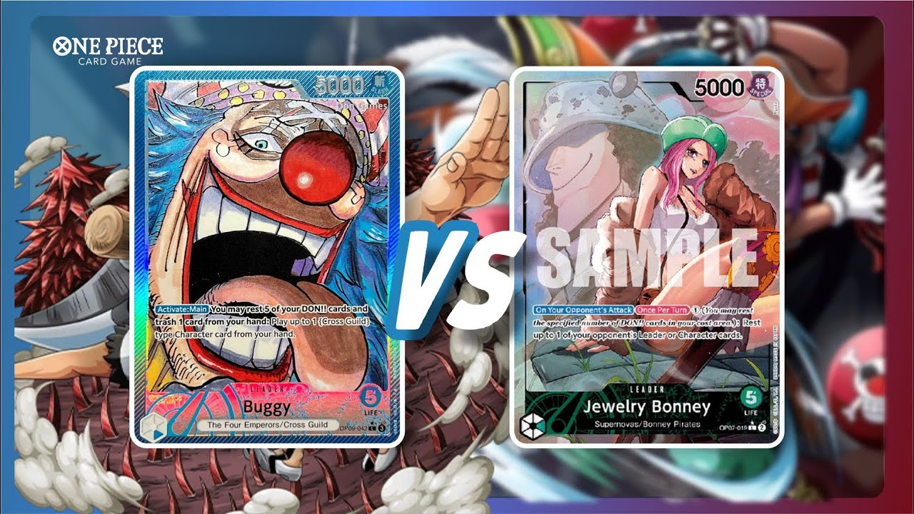 🟦 Buggy vs Bonney 🟩 | Pobre palhaço - One Piece Card Game