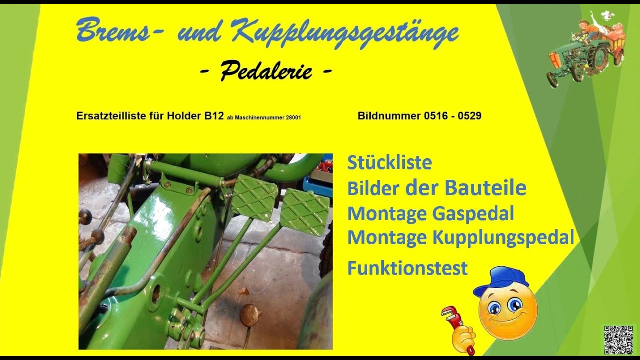 Brems-  und Kupplungsgestänge