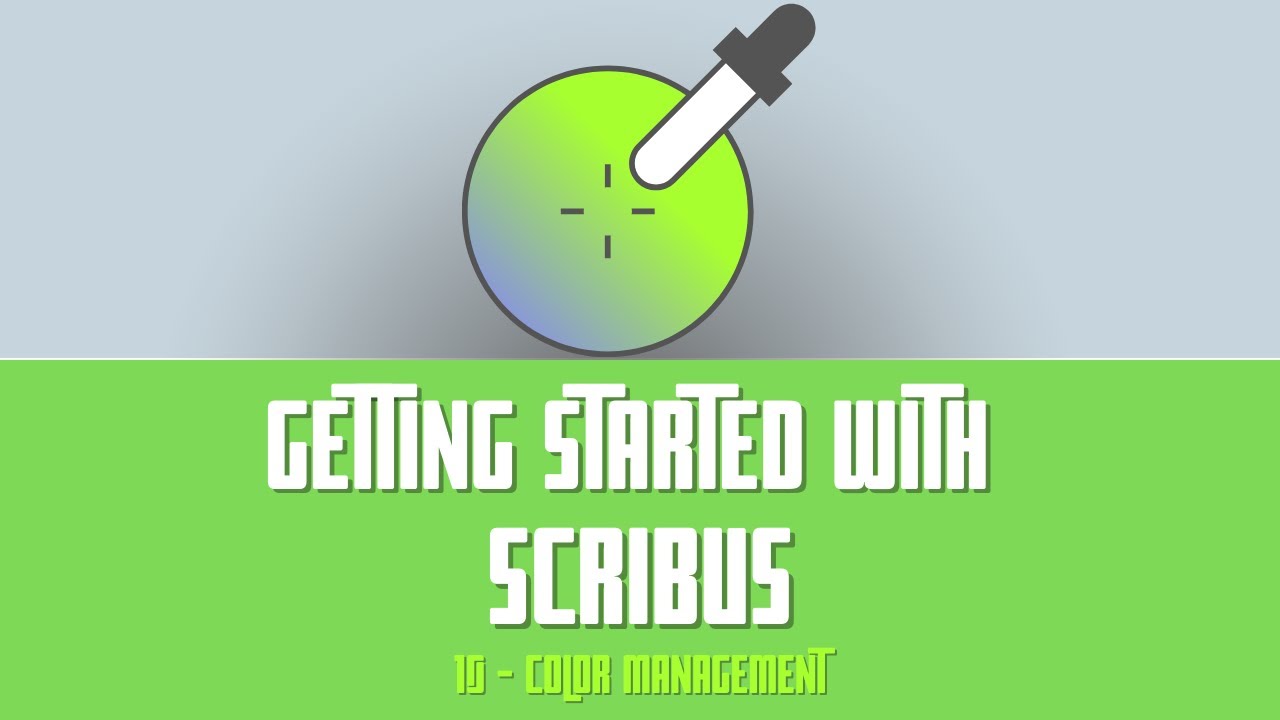 Getting Started with Scribus: 10 - Color Management