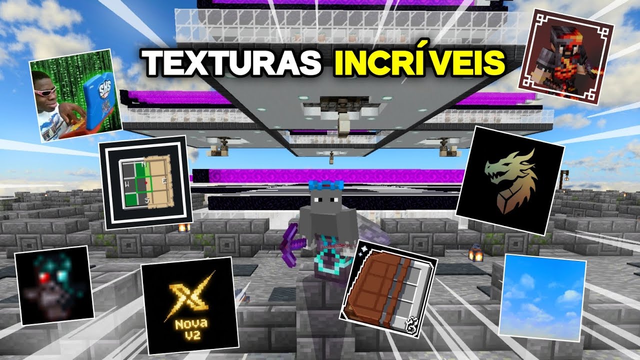 MELHORES TEXTURAS PARA MINECRAFT BEDROCK 