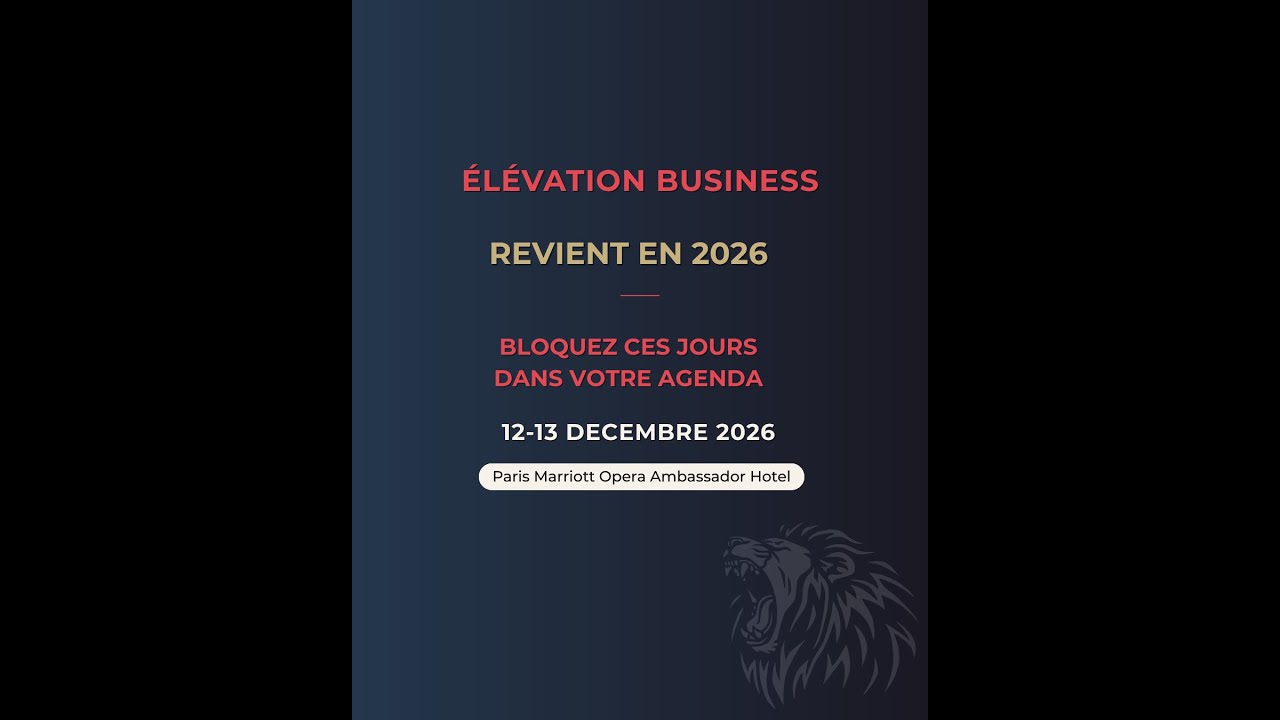 Teaser Elevation Business 2026