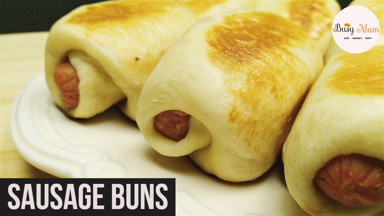 Sausage Buns without oven- quick and easy dinner ideas.