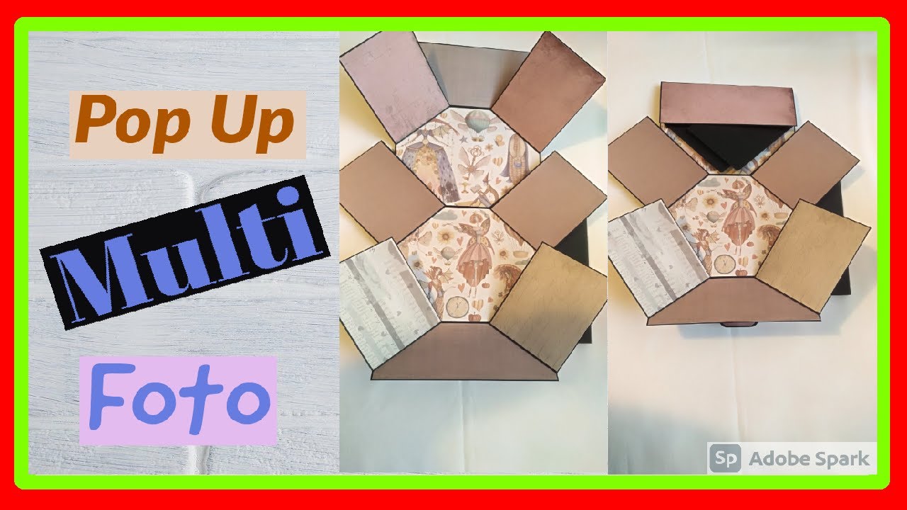 👉🔴2&deg; Tutorial Pop Up🔴 I SCRAPBOOKING I COLECCION BELLA LUNA