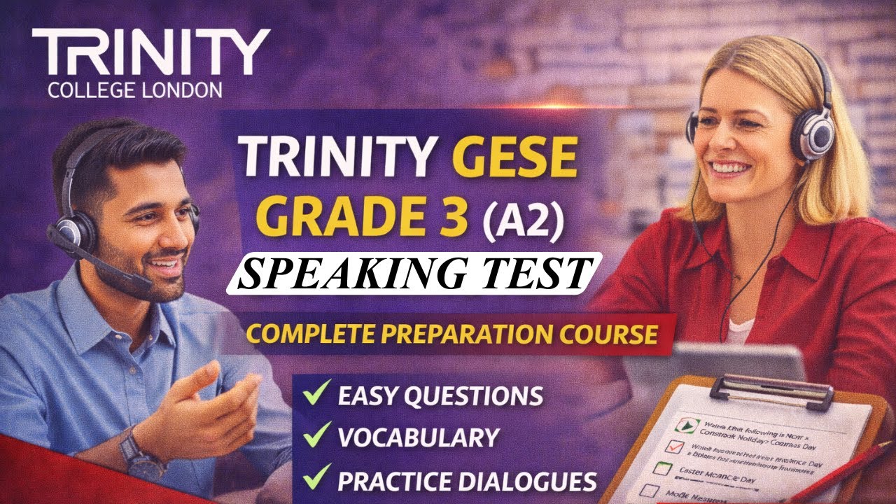 Как сдать тест GESE Grade 3 - A2 по английскому языку в Тринити-колледже в 2026 году? #ghalibseng...