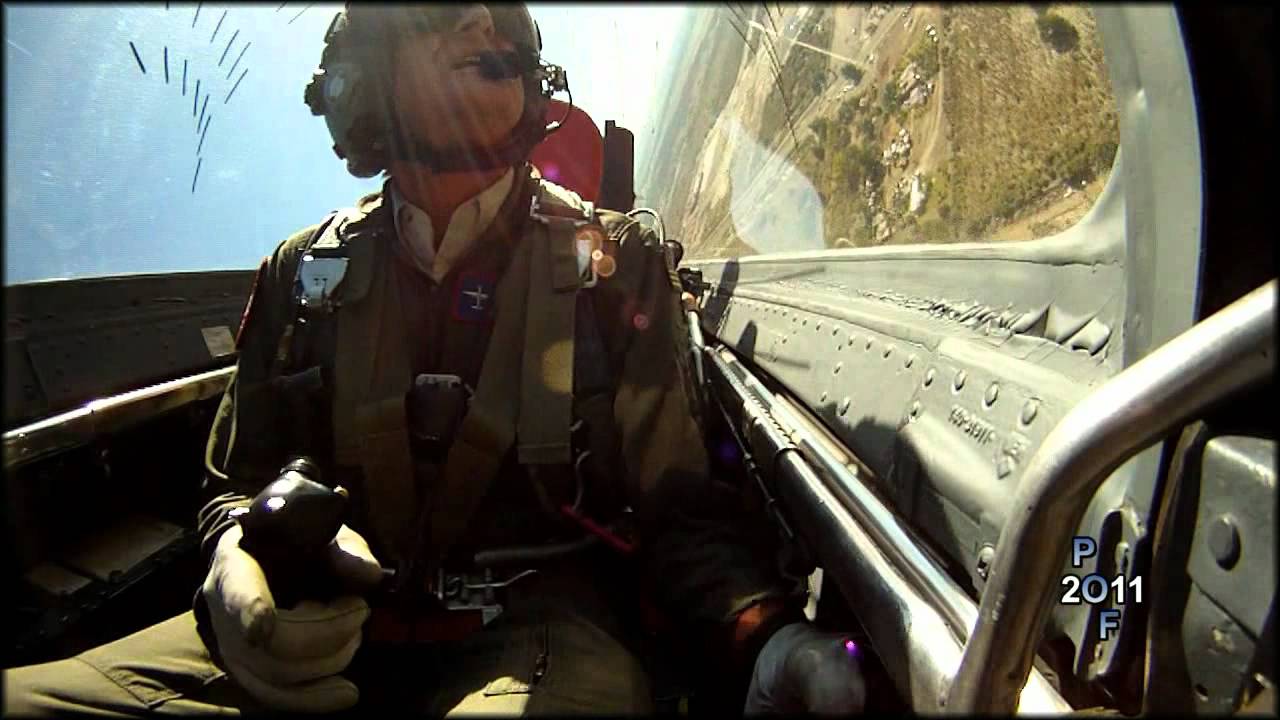 F-86 with Steve Hinton and USAF Heritage Flight at the thermal Air Show 2011