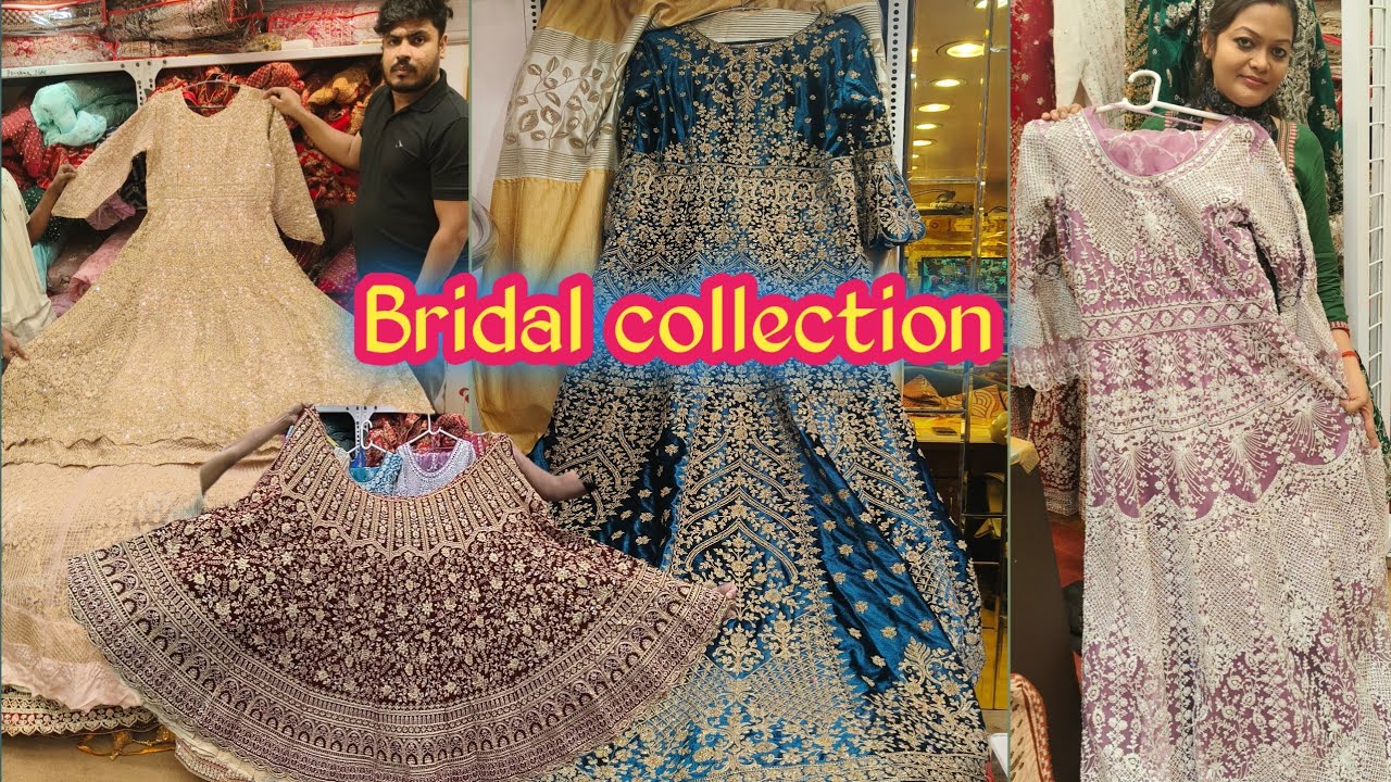 khan collection.bridal Lehenga ,gown , garara,sarara farshi lehenga.mohammad ali road mumbai.