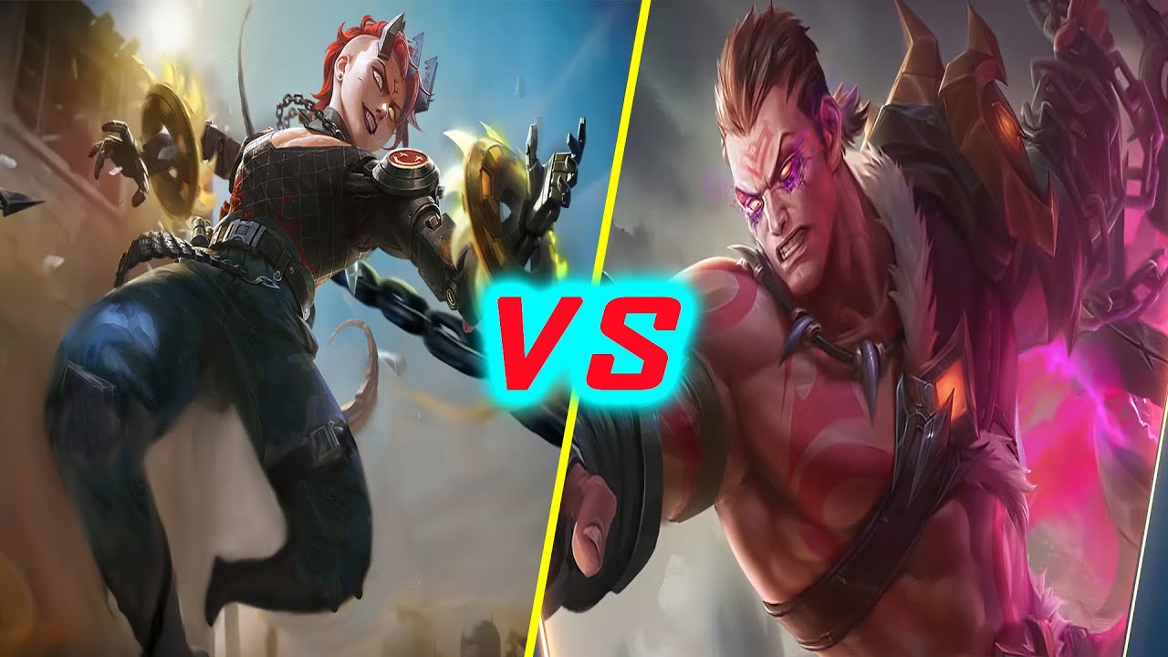 Dyrroth vs Phoveus 1vs1 | MLBB
