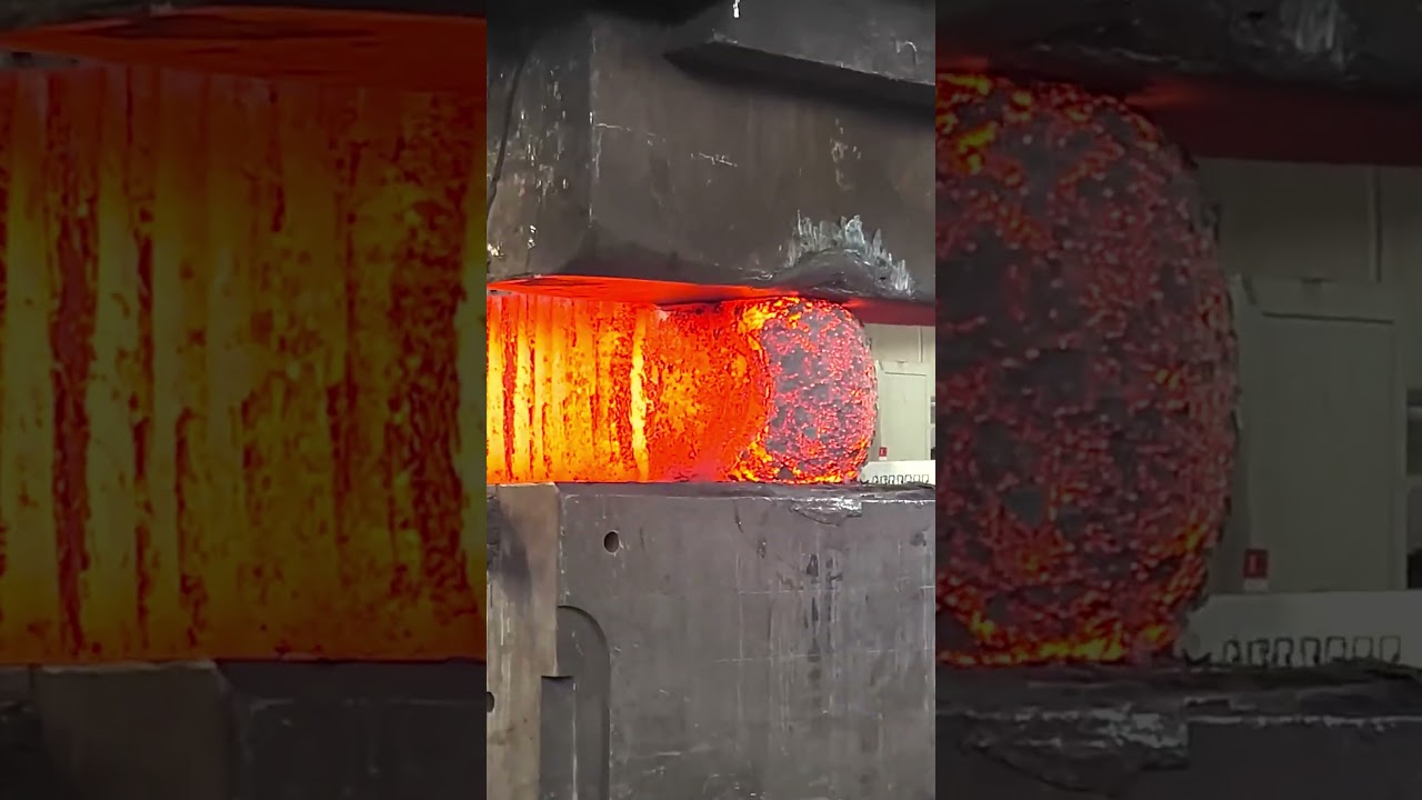 The forging process of large forgings #forging #hardware #fabrication #craft #mold #forgingprocess