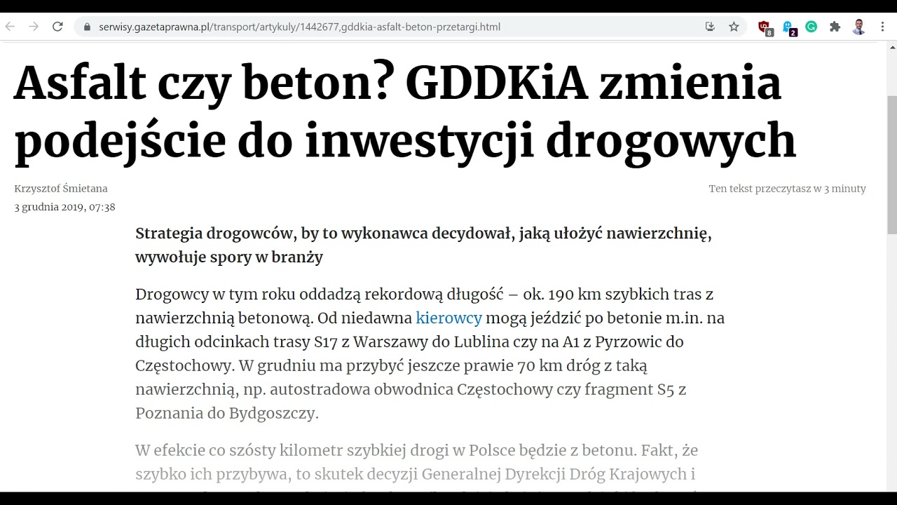 Drogi asfaltowe czy betonowe?
