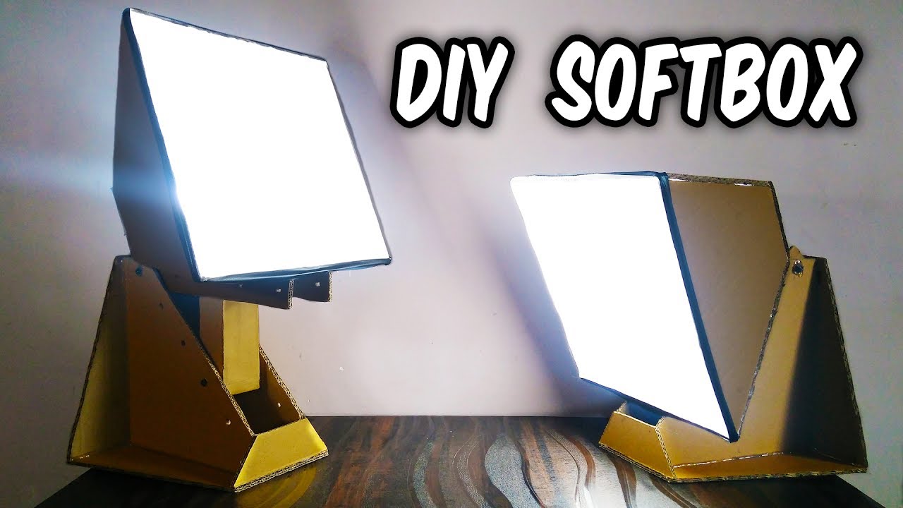 Как сделать фотографию освещения Softbox в домашних условиях