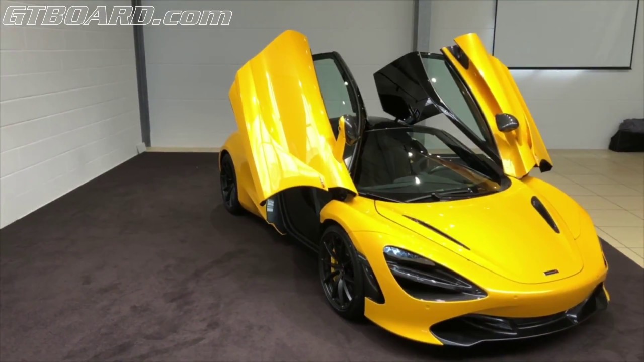 Volcano Yellow McLaren 720 S Coupe  MSO Sitching Cadium Yellow For Sale