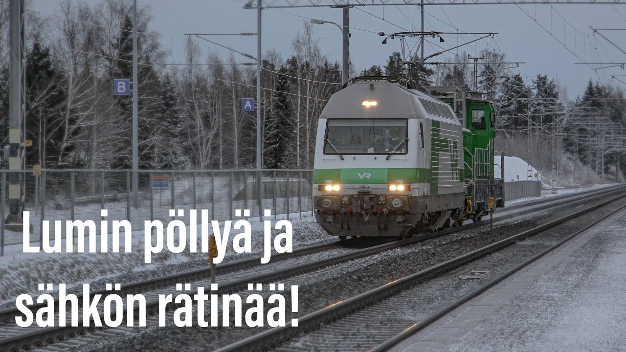 Lumenpöllyä sekä sähkön rätinää!