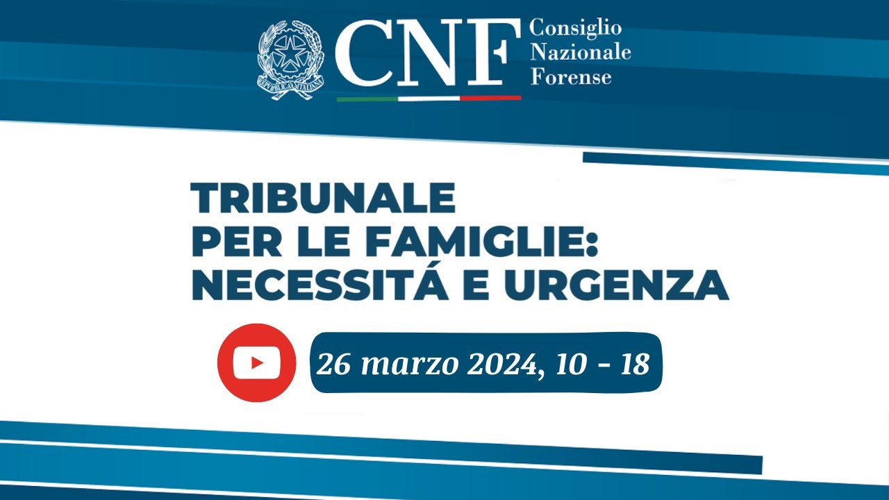 Tribunale per le famiglie: necessità e urgenza