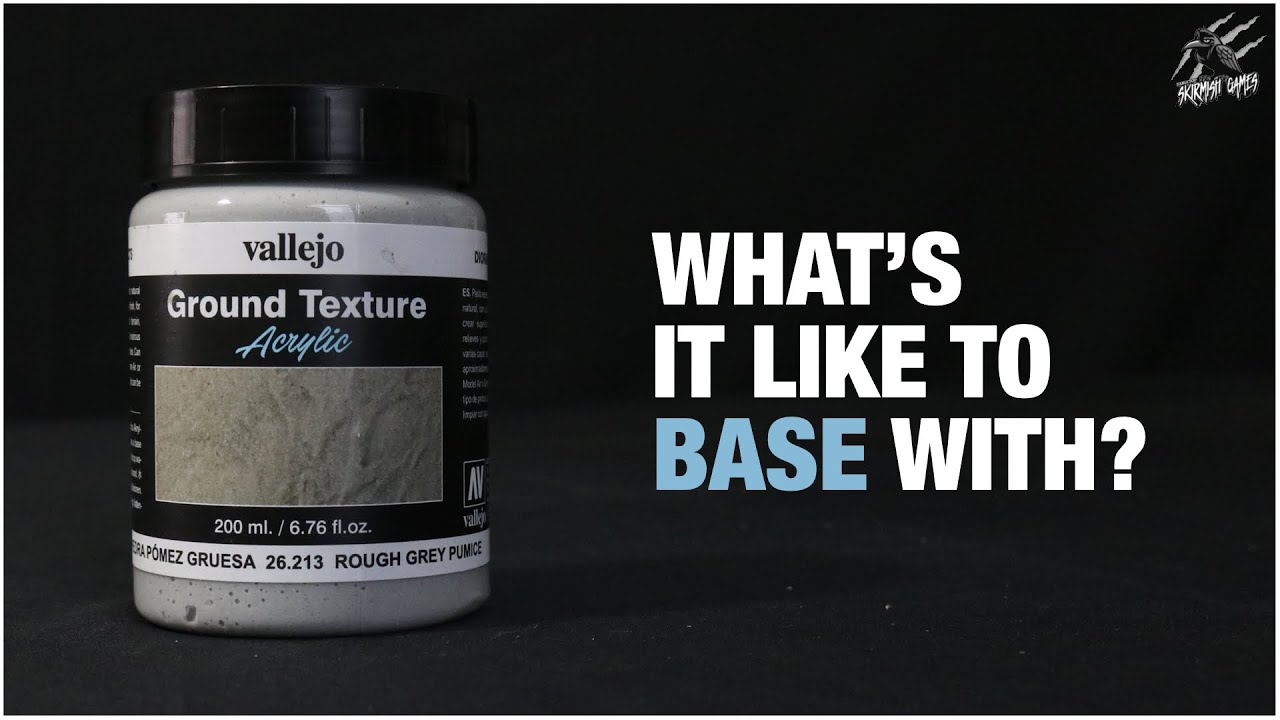 VALLEJO GROUND TEXTURE GREY PUMICE - What's It Like To Base With? Find Out With Frozen Examples!