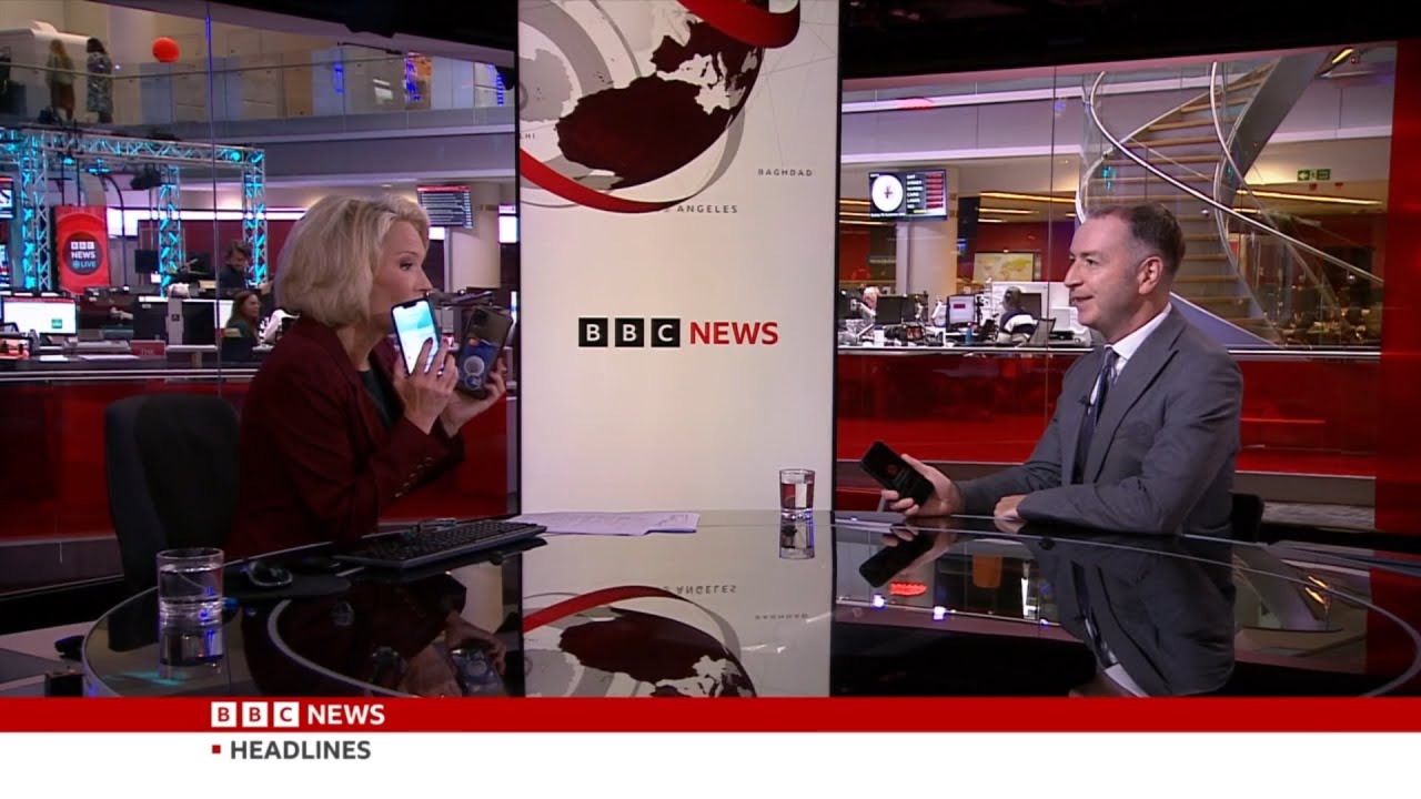BBC News : UK Emergency Alert system test 15.00 - 15.10BST - 7 September 2025