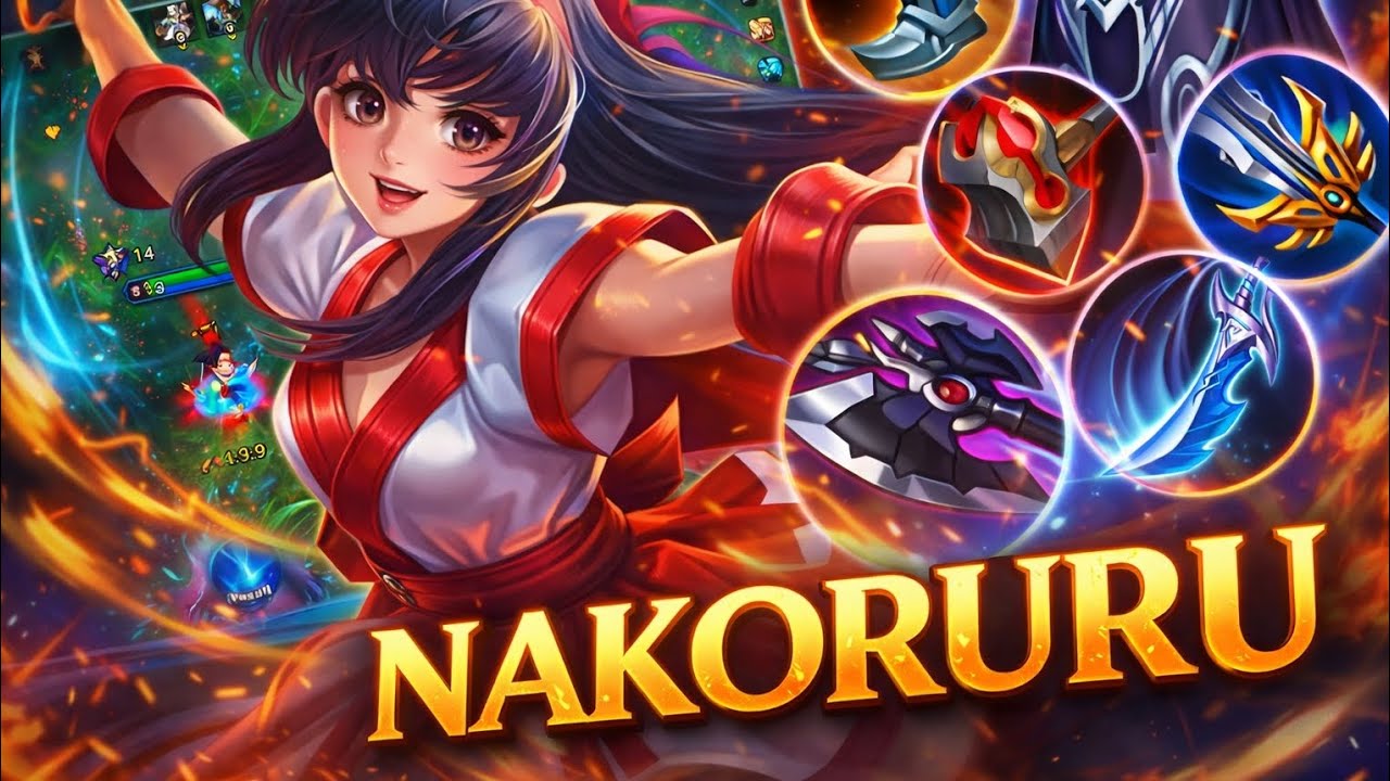 NAKORURU ONE SHOT BUILD - GAMEPLAY IN JUNGLE | Honor of Kings | Top 1 Best Build!