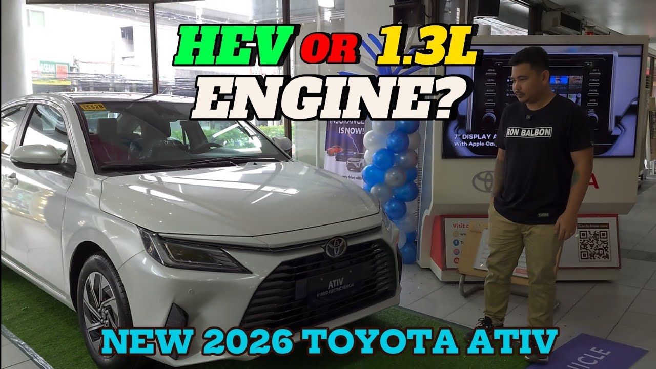 2026 TOYOTA (VIOS) ATIV 1.5 HEV & 1.3 LITER ENGINE - WALKAROUND