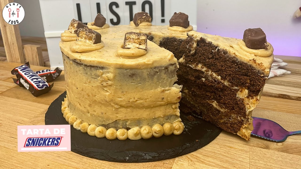 Tarta de Snickers | Receta #248 | GENTE DE FOOD