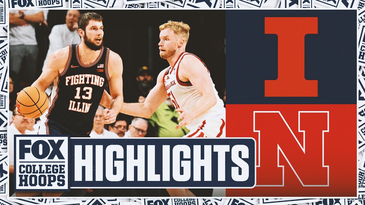 No. 9 Illinois Fighting Illini vs. No. 5 Nebraska Cornhuskers Highlights 🏀 FOX College Hoops