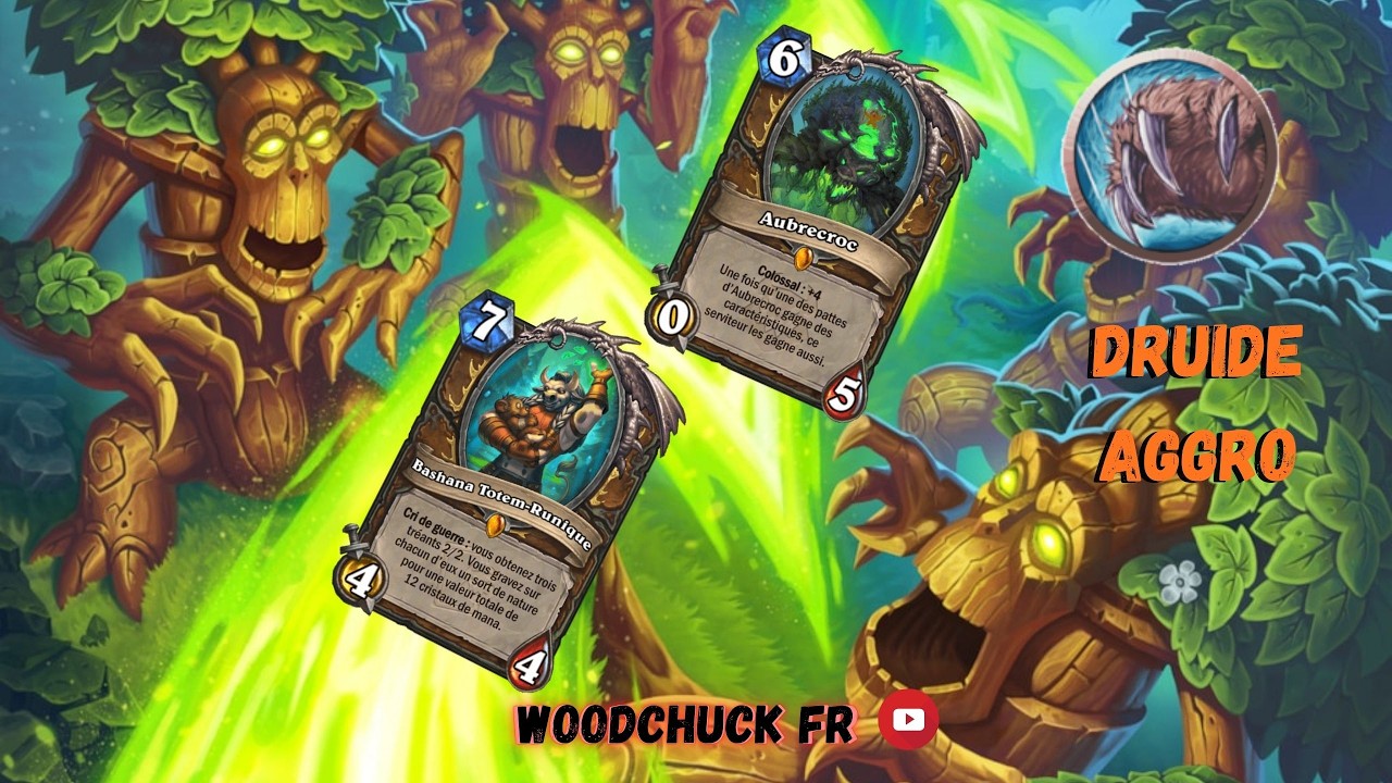 Hearthstone - Aggro Druid (still as strong as ever) - Woodchuck