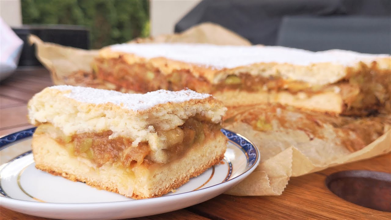 Szarlotka krucho-drożdżowa 🍎🍏 #szarlotka #applepie #jabłka #pie