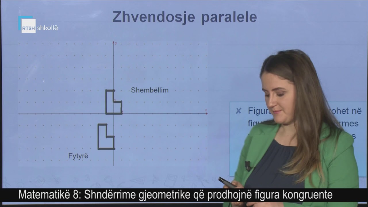 Matematikë 8 - Shndërrime gjeometrike që prodhojnë figura kongruente