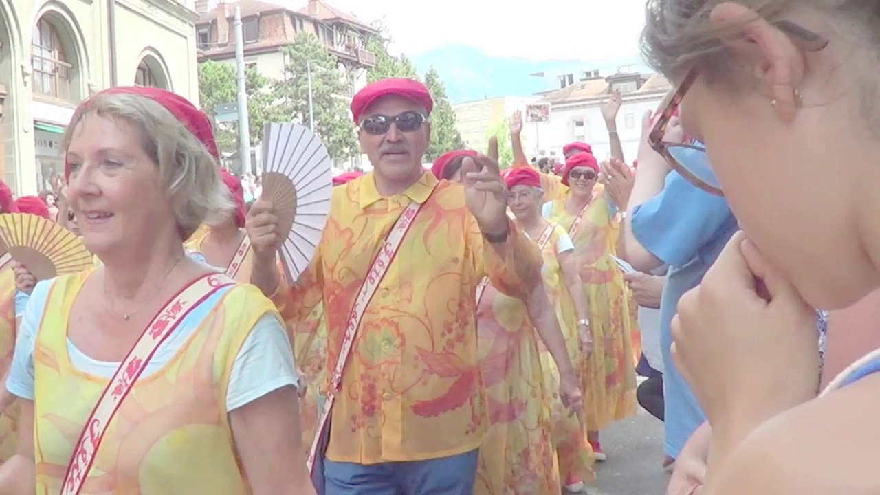 cortège de la fête des  vignerons ,vevey 2019