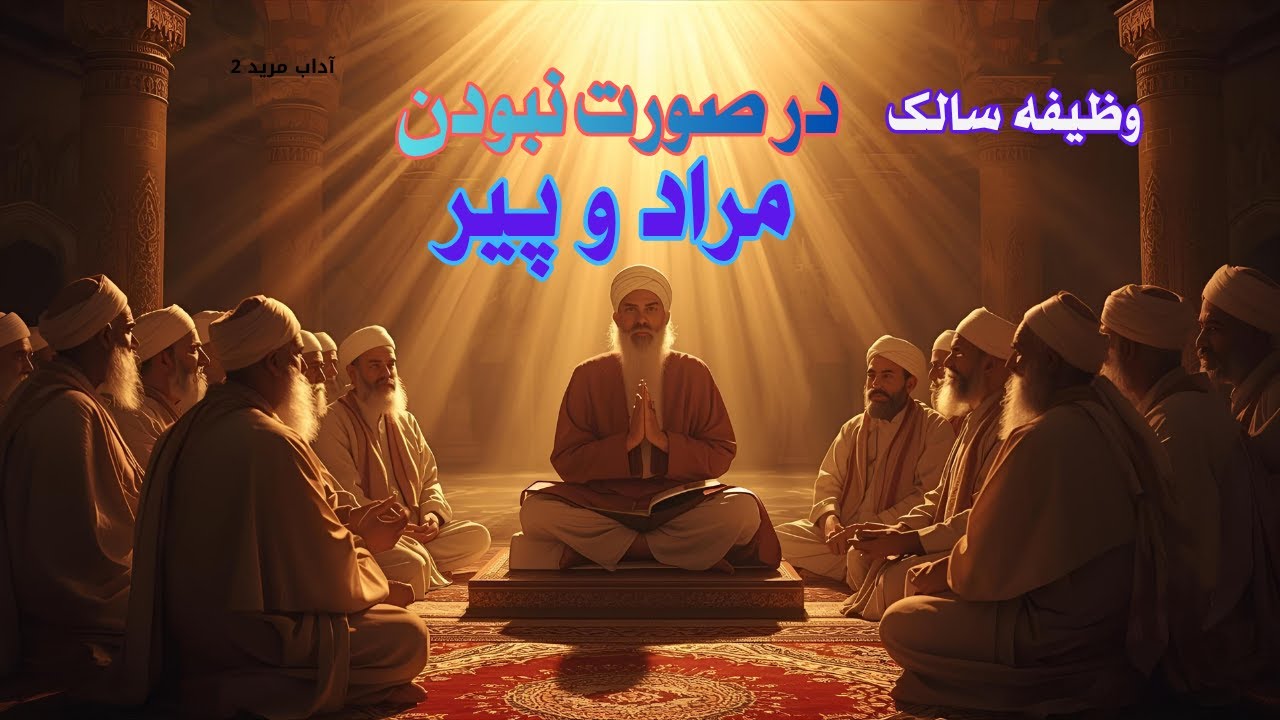 در صورت نیافتن مرشد و مراد سالک باید چه بکند ؟ ( ریاضت السالکین 2)