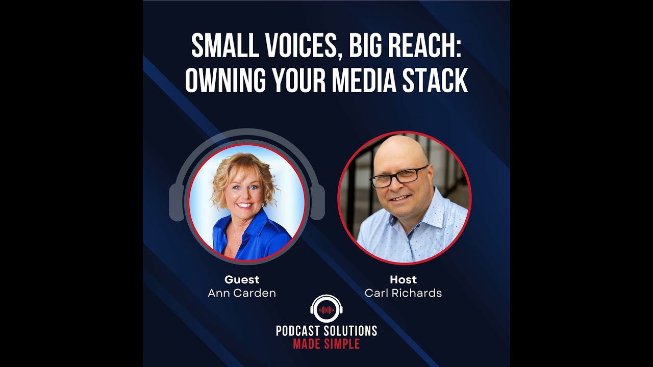 Small Voices, Big Reach: Owning Your Media Stack with Anne Carden