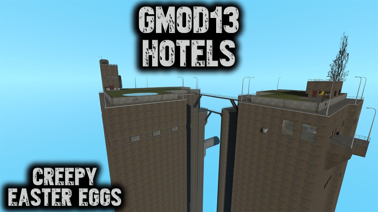 GMOD VR: Исследуем GMod13_Hotels (жуткие пасхалки!)