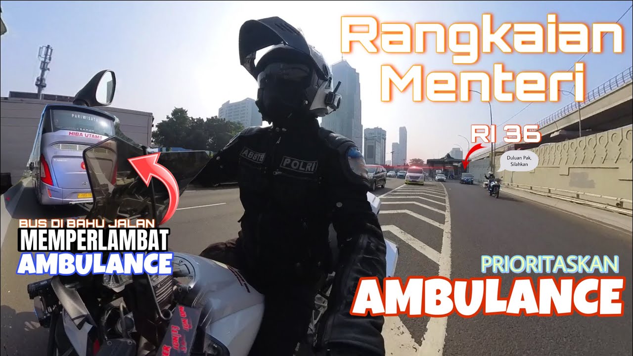 Jgn Ikuti Ambulance untk Kepentingan Pribadi, Bahu Jalan Hanya Untuk Kendaraan Prioritas & Emergency