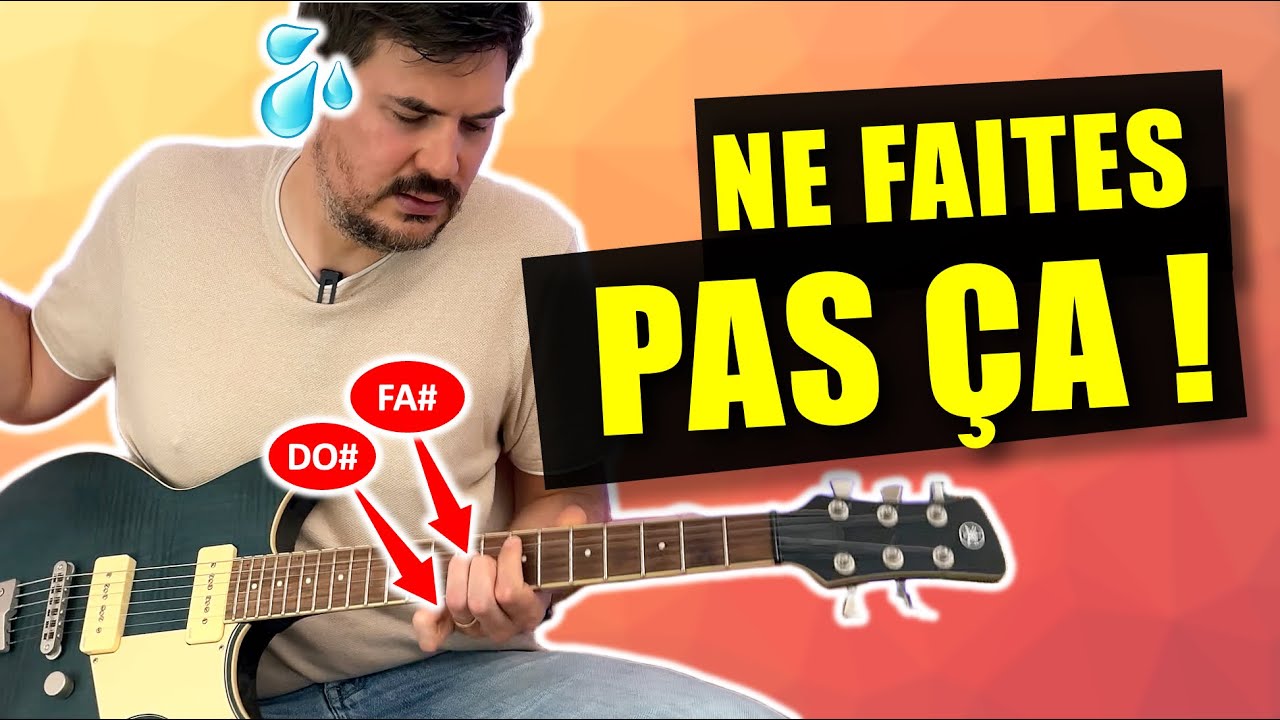 Apprendre toutes vos notes ne sert à rien à la guitare