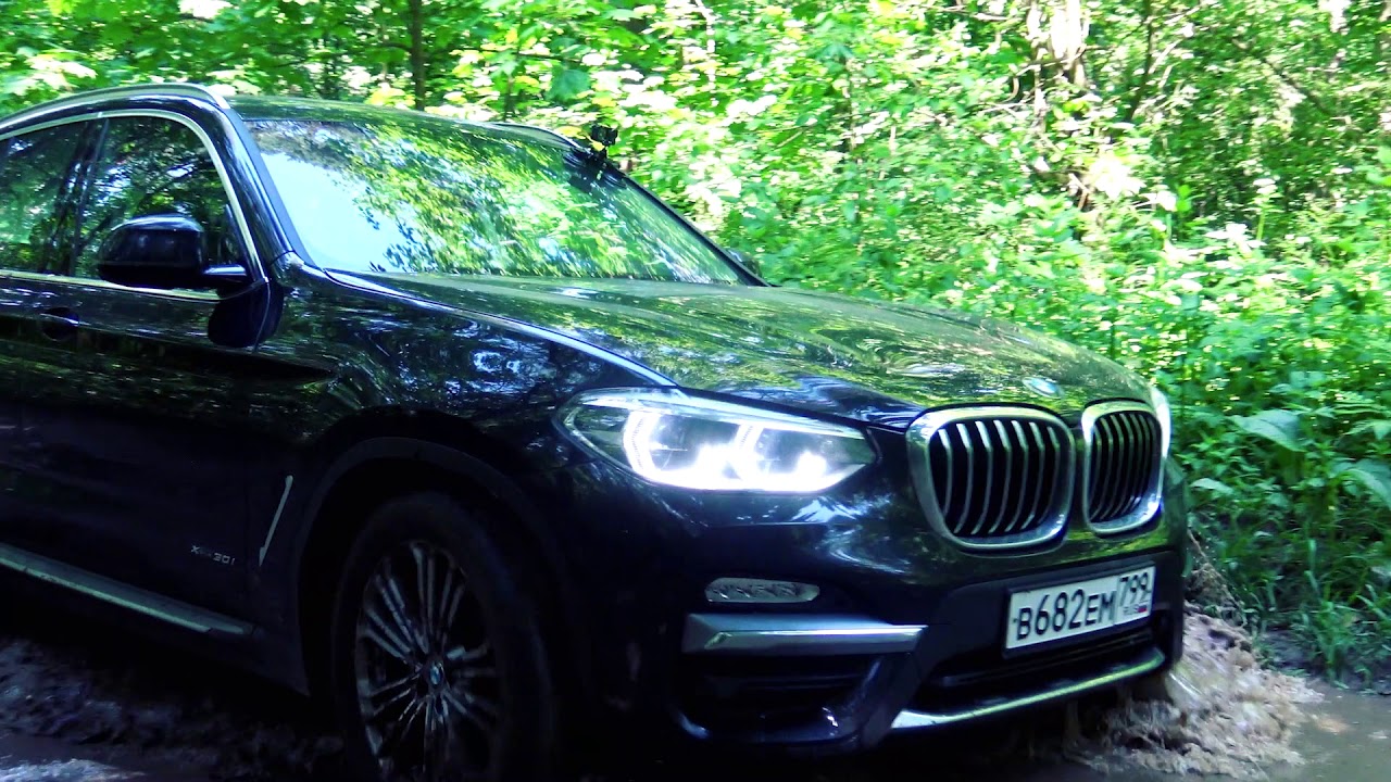 BMW X3 на бездорожье, стоит подумать съезжать или нет