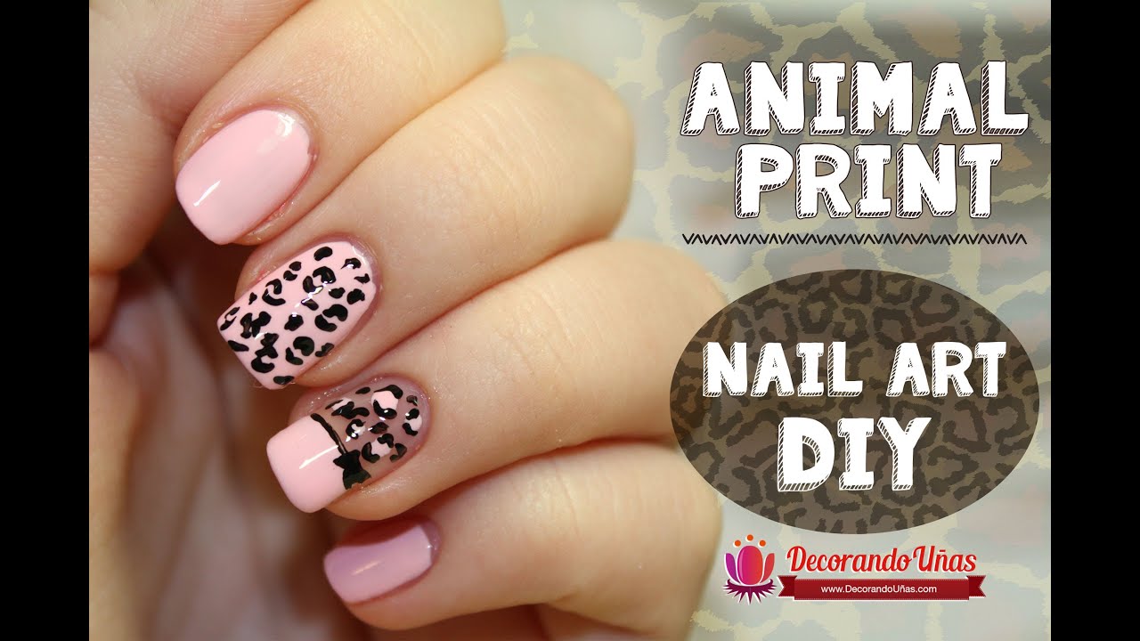 Animal print - Nail art DIY