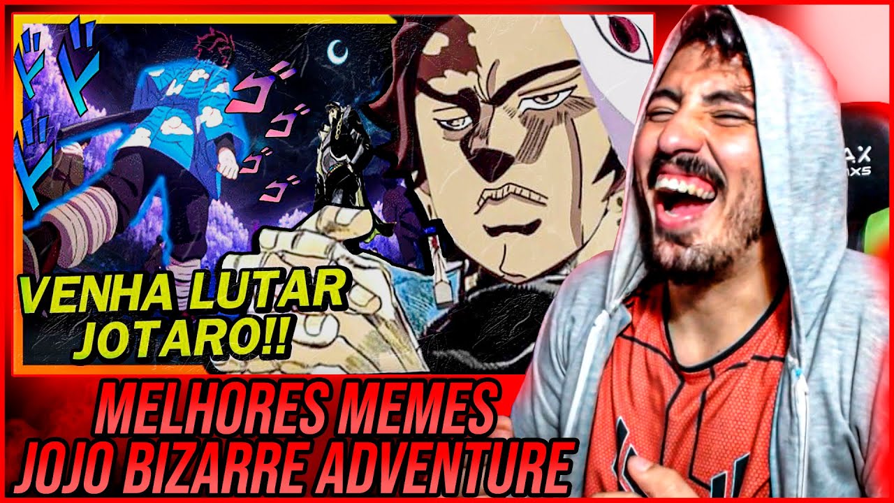 KIMETSU NO JOJO?! | MEMES DE JOJO BIZARRE ADVENTURE #1 | Memes em Imagens | Leozin React