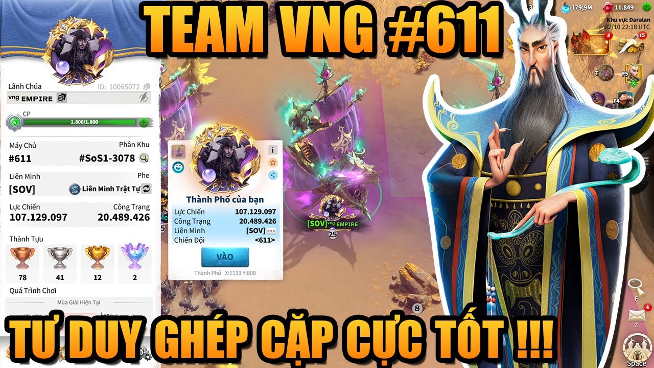 Empire - 100M power - THỨC TỈNH YUN-MING V&Agrave; GH&Eacute;P CẶP CỰC ĐỈNH !!