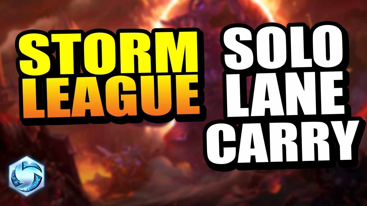 CARRY through SOLO LANE // Heroes of the Storm
