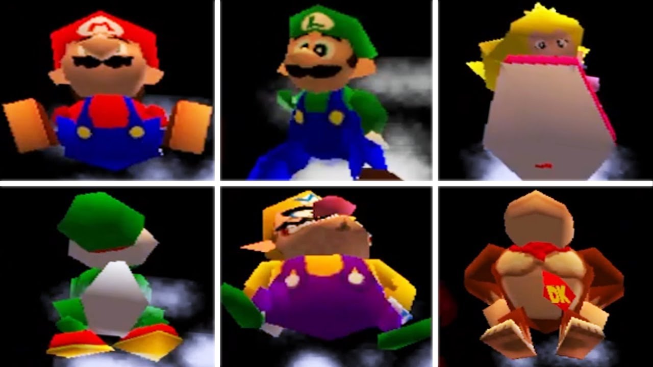 Mario Party - All Losing Animations