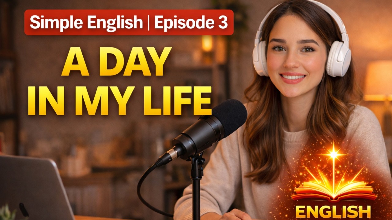 Simple English Podcast A1 | Episode 3 | A Long, Ordinary Day