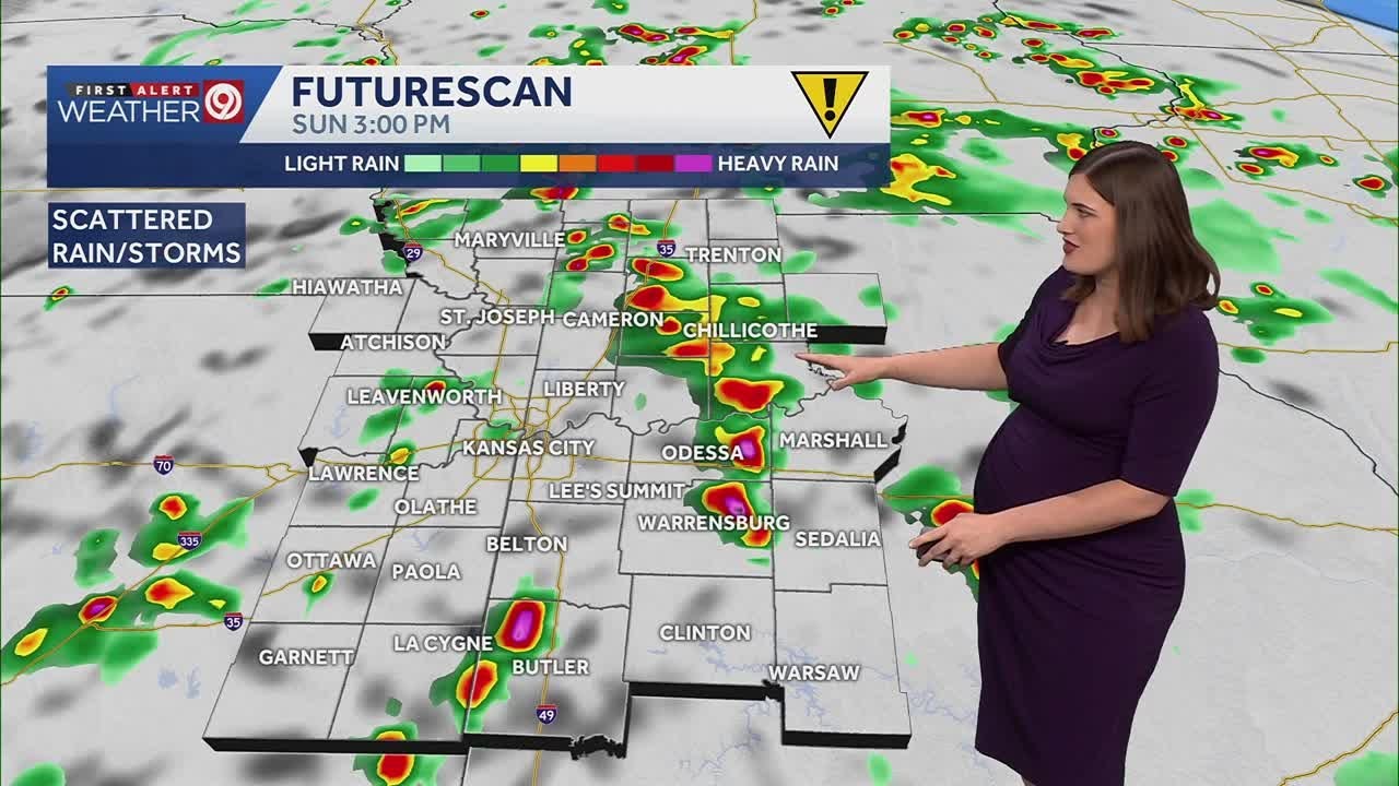 Impact Day: Soggy Sunday with scattered showers and storms