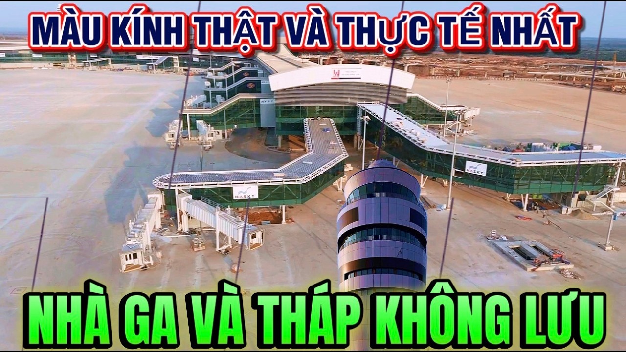 NHÀ GA VÀ THÁP KHÔNG LƯU MÀU HOÀN THIỆN KÍNH THỰC TẾ VAD CHUẨN NHẤT.